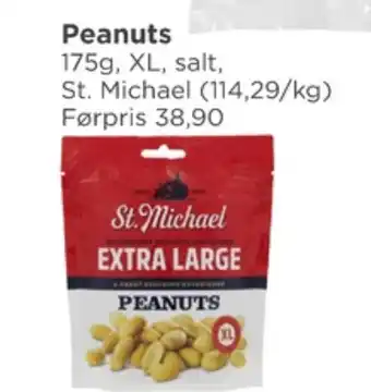 Meny St. michael peanøtter tilbud