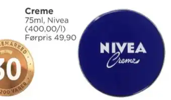 Meny Nivea krem tilbud