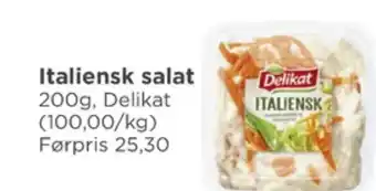 Meny Delikat italiensk salat tilbud