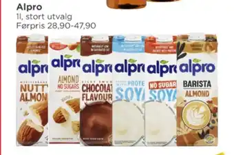 Meny Alpro soyadrikk tilbud