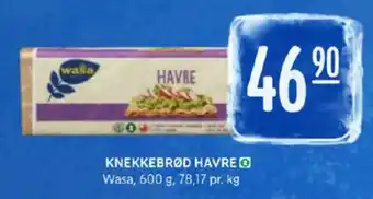 Rema 1000 Wasa knekkebrød tilbud