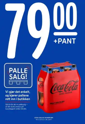 Rema 1000 Coca-cola zero brus tilbud