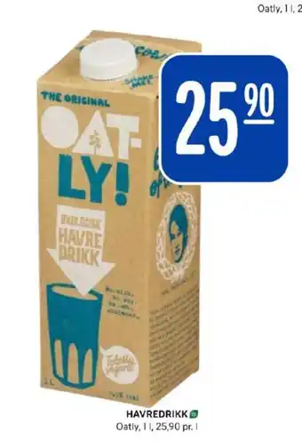 Rema 1000 Oatly havredrikk tilbud
