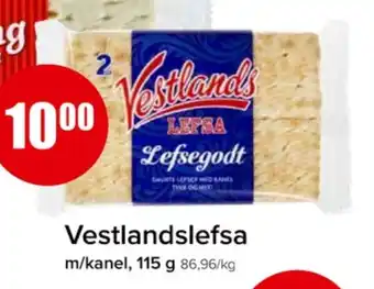 Eurospar Vestlands lefse tilbud