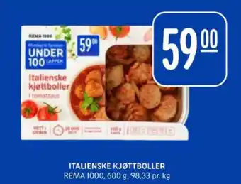 Rema 1000 Rema 1000 kjøttboller tilbud