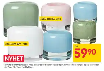 Rusta Ukjent telysholder tilbud