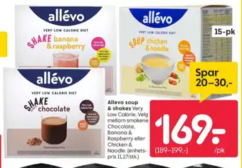 Rusta Allevo shake tilbud