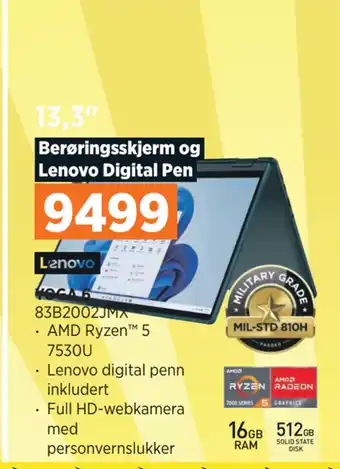 POWER Lenovo yoga 6 tilbud
