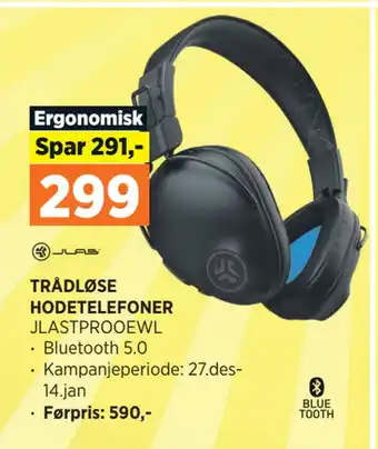 POWER Trådløse hodetelefoner tilbud