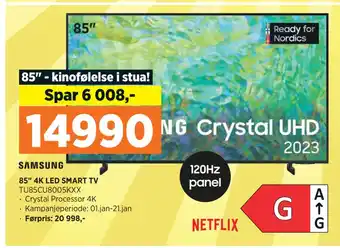 POWER 85 4k led smart tv tilbud