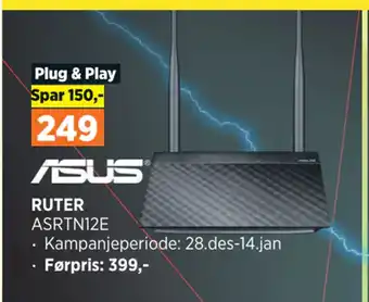 POWER Asus ruter tilbud