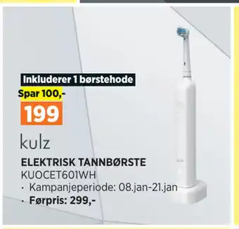 POWER Elektrisk tannbørste tilbud