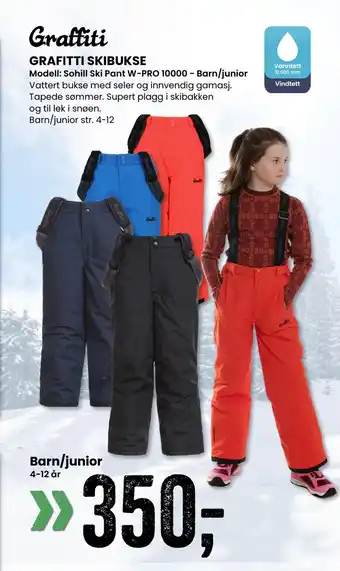 Sport Outlet Grafitti skibukse tilbud