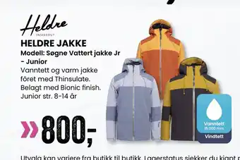 Sport Outlet Heldre jakke tilbud