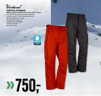 Sport Outlet Vertical skibukse tilbud