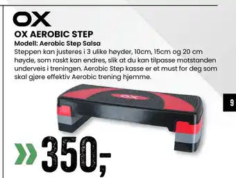 Sport Outlet Ox aerobic step tilbud