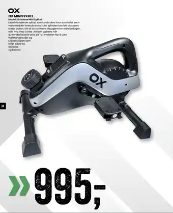 Sport Outlet Ox minisykkel tilbud