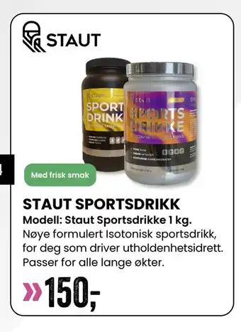 Sport Outlet Staut sportsdrikk tilbud