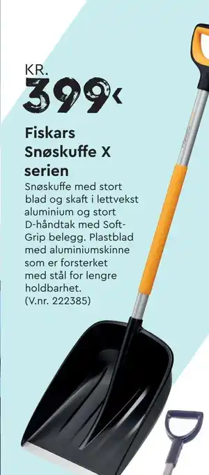 Mekk Fiskars Snøskuffe X serien tilbud