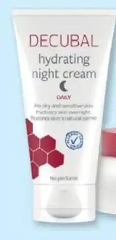 DECUBAL HYDRATING NIGHT CREAM 50 ml.