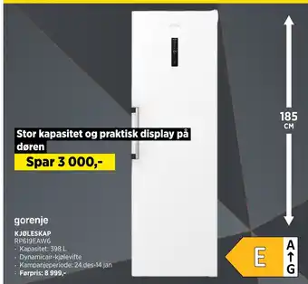POWER KJØLESKAP RP619EAW6 tilbud