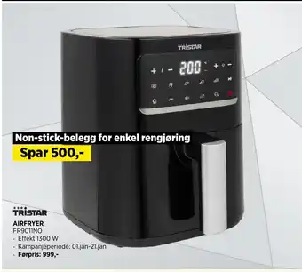 POWER AIRFRYER FR9011NO tilbud