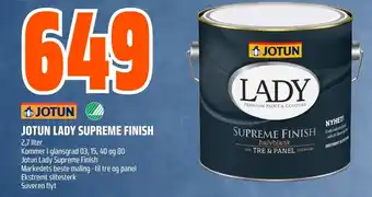 Coop Obs JOTUN LADY SUPREME FINISH tilbud