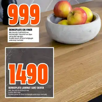 Coop Obs BENKEPLATE EIK FINER tilbud
