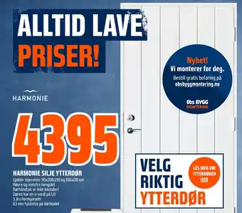 Coop Obs HARMONIE SILJE YTTERDØR tilbud