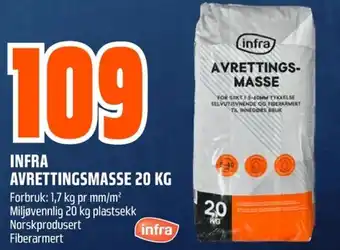 Coop Obs INFRA AVRETTINGSMASSE 20 KG tilbud