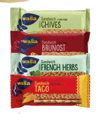 Meny Wasa sandwich tilbud