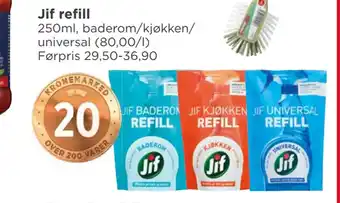 Meny Jif refill tilbud