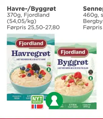 Meny Havre-/byggrøt tilbud
