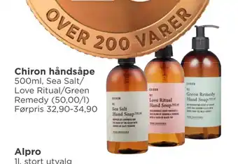 Meny Chiron håndsåpe tilbud