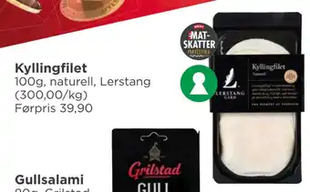 Meny Kyllingfilet tilbud
