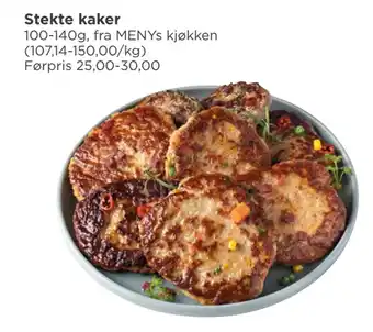 Meny Stekte kaker tilbud