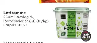 Meny Lettrømme tilbud