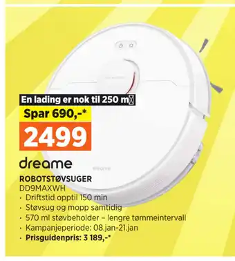 POWER Robotstøvsuger tilbud