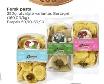 Meny Bertagni pasta tilbud