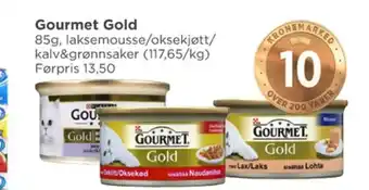 Meny Gourmet gold kattemat tilbud