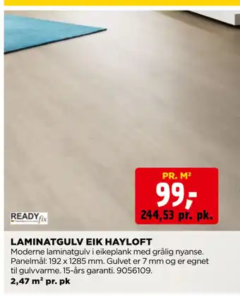 jem & fix Laminatgulv eik hayloft tilbud