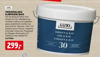 jem & fix Veggmaling kjøkken/bad tilbud