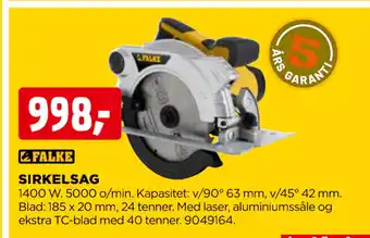 jem & fix Sirkelsag tilbud