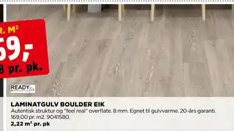 jem & fix Laminatgulv boulder eik tilbud
