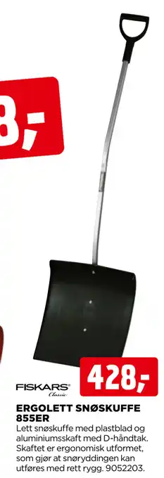 jem & fix Ergolett snøskuffe 855er tilbud