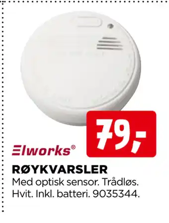 jem & fix Røykvarsler tilbud