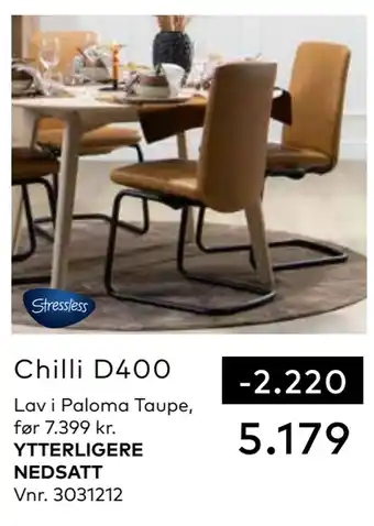 Skeidar Chilli d400 tilbud