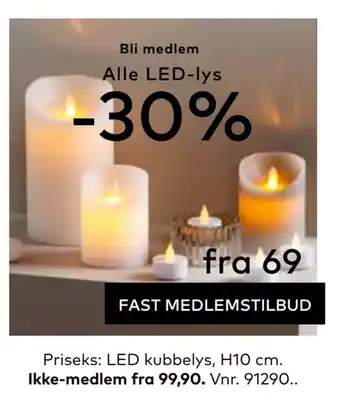 Skeidar Led kubbelys tilbud