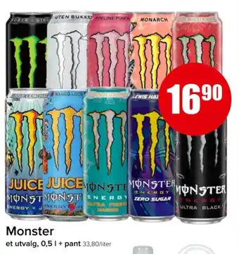 Spar Monster tilbud