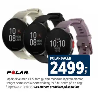 Sport 1 Polar pacer tilbud